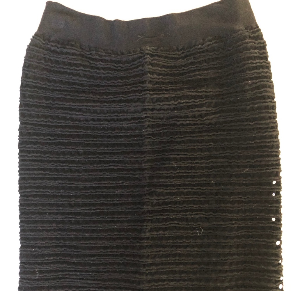 "USA" sparkly spandex mini skirt with colorful sequins size medium - Picture 2 of 4